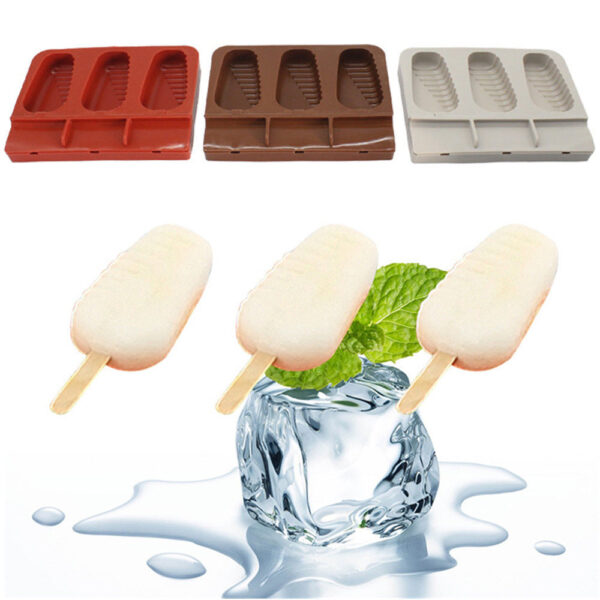 3CUP ICE CREAM SILICONE MOULD