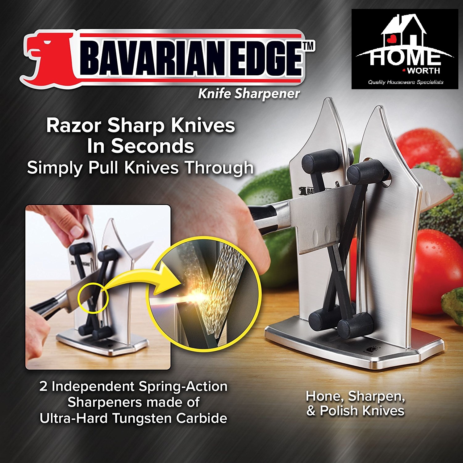 BAVARIAN EDGE KNIFE SHARPENER - Home Worth