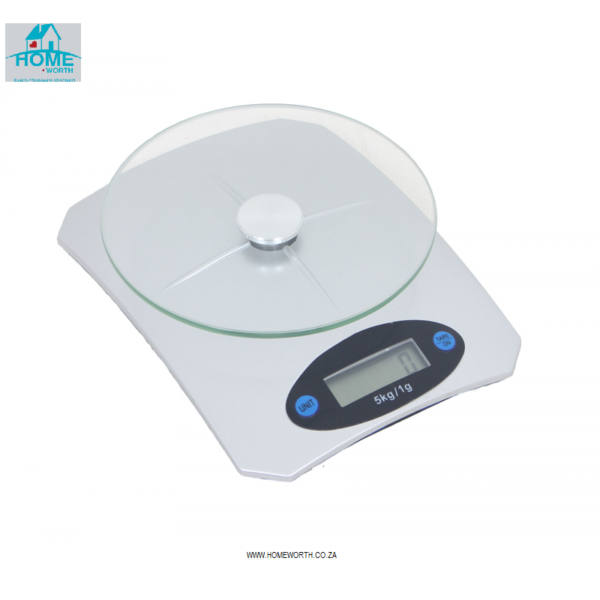 DIGITAL KITCHEN SCALE RECT (BATTERY OPERATED)