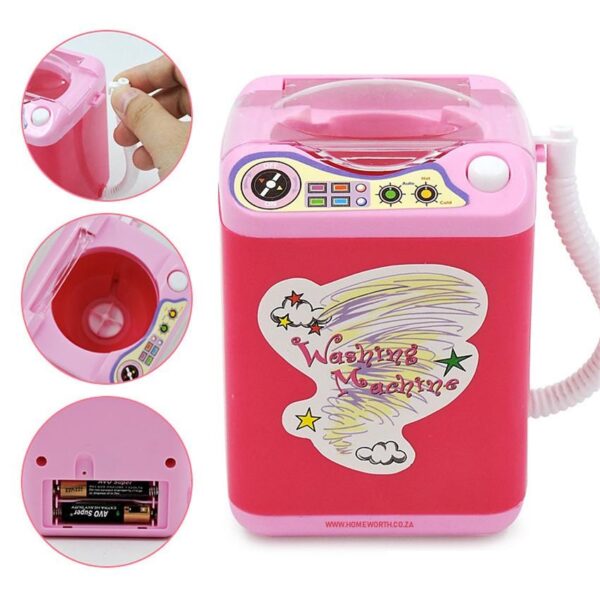 MINI WASHING MACHINE -MAKEUP BRUSH CLEANER DEVICE MINI AUTOMATIC CLEANING WASHING MACHINE MINI TOY