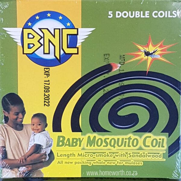 BABY MOSQUITO COIL - 5 DOUBLE COILS